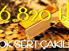 Hızlı yükselen altın sert çakıldı!