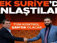 Suriye ve SDG anlaştılar
