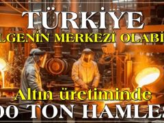 Altın üretiminde tarihi hamle: 100 ton formülü masada