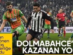 Beşiktaş, Alanyaspor ile berabere kaldı