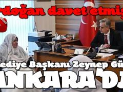 Erdoğan davet etmişti: Mihalgazi Belediye Başkanı Zeynep Güneş Ankara’da