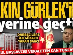 İstanbul Cumhuriyet Başsavcılığı’na Akın Gürlek’in yerine vekalet edecek isim belli oldu!