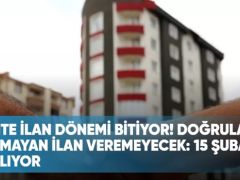 Sahte ilan dönemi bitiyor!