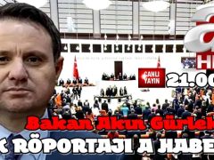 Bakan Akın Gürlek ilk mesajlarını bugün A Haber’de verecek