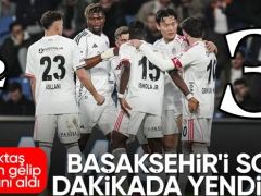 Beşiktaş, Başakşehir’i son dakika golüyle yendi