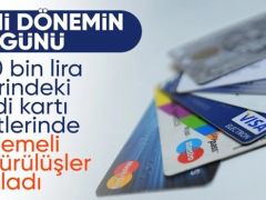 Kredi kartı limitlerinde yeni dönem bugün başladı