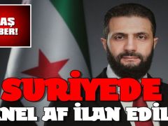 Şara kararname imzaladı: Suriye’de genel af ilan edildi