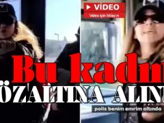 İETT otobüsünde bir yolcuyu tehdit eden kadın gözaltına alındı
