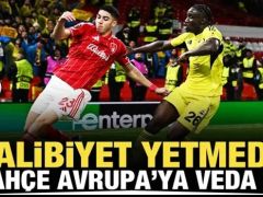 İngiltere’de galibiyet yetmedi! Fenerbahçe Avrupa’ya veda etti