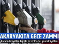 Gece yarısı benzine zam geldi