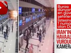 Dubai Uluslararası Havalimanı’nın vurulma anları