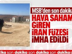 MSB: İran’dan ateşlenen füze etkisiz hale getirildi