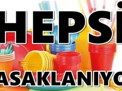 Plastik çatal, tabak ve pipetler yasaklanıyor