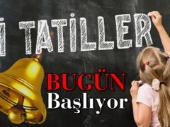 Okullarda ikinci dönem ara tatili bugün başlıyor