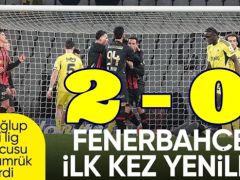 Fenerbahçe, Fatih Karagümrük’e mağlup oldu