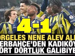 Kadıköy’de Nene şov! Fenerbahçe’den dört dörtlük zafer