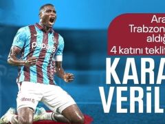 Trabzonspor’da Paul Onuachu kararı