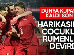 A Milli Futbol Takımı, Romanya’yı tek golle yıktı