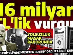 CHP’li Bursa Büyükşehir Belediyesi’ndeki yolsuzluk MASAK raporunda!