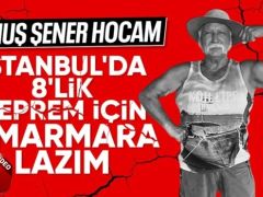 Şener Üşümezsoy’dan İstanbul depremi açıklaması: 8.0’lik deprem için 3 Marmara gerek
