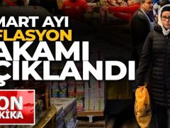 Mart ayı enflasyonu açıklandı