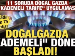 Doğalgazda kademeli tarife devri: Faturada limit aşımına dikkat