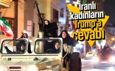 İranlı kadınlardan İsrail ve ABD’ye karşı gövde gösterisi