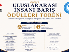 Uluslararası İnsani Barış Ödülleri Töreni İngiltere Oxford’da Düzenleniyor