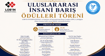 Uluslararası İnsani Barış Ödülleri Töreni İngiltere Oxford’da Düzenleniyor