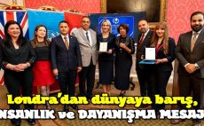 Londra’dan dünyaya barış, insanlık ve dayanışma mesajı