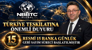 TÜRKİYE TEŞKİLATINA ÖNEMLİ DUYURU RESMÎ 15 BANKA GÜNLÜK GERİ SAYIM SÜRECİ BAŞLATILMIŞTIR